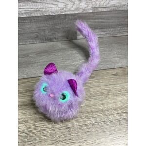 Pomsies Speckles Purple Kitty Cat Pet Interactive Plush Works